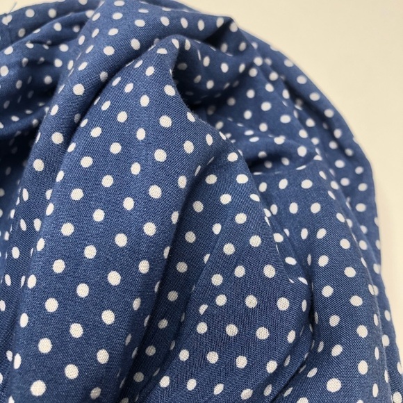 Wild Blue X Sadie Robertson Blue White Polka Dot Button Front Tank Summery Dress - Picture 10 of 14